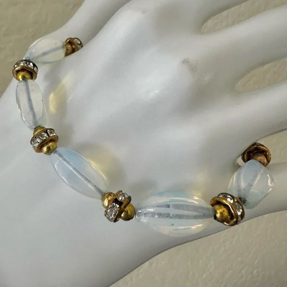opalite beaded bracelet - Picture 3 of 7